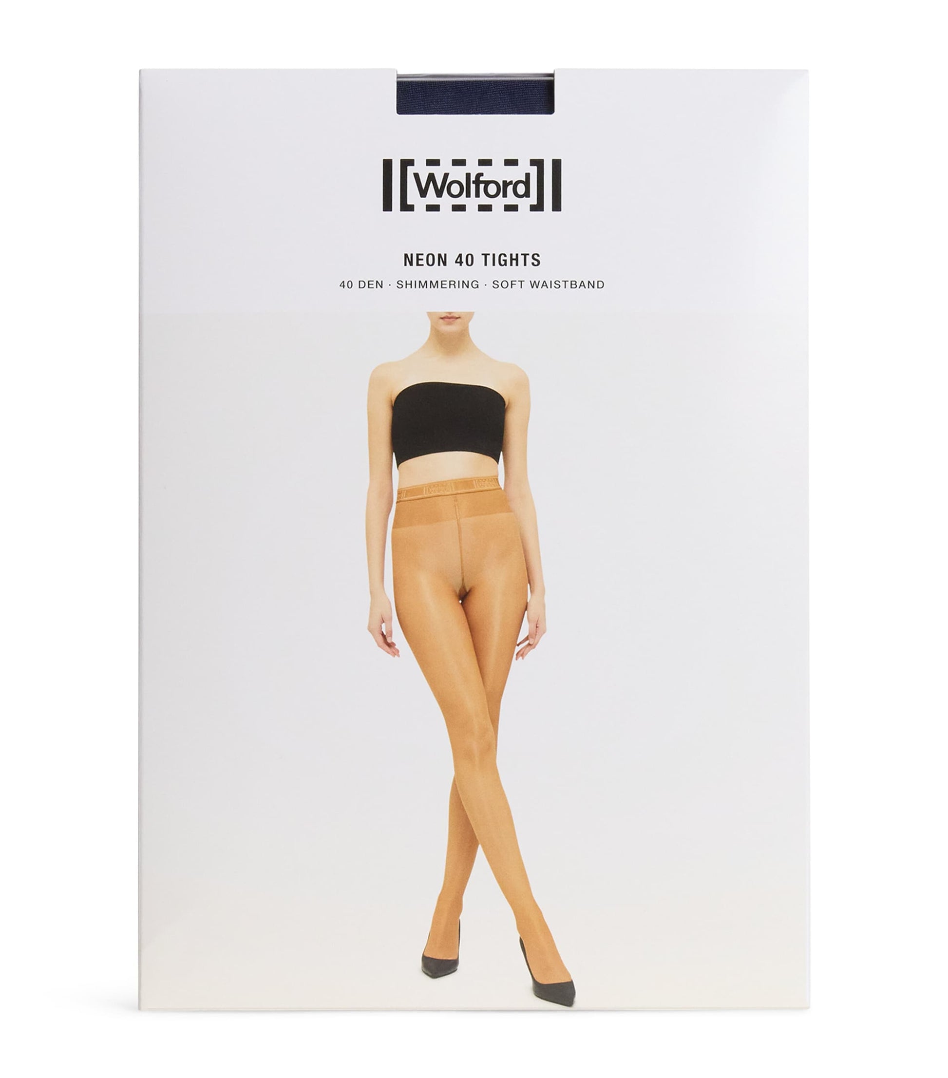 Navy Neon 40 Tights