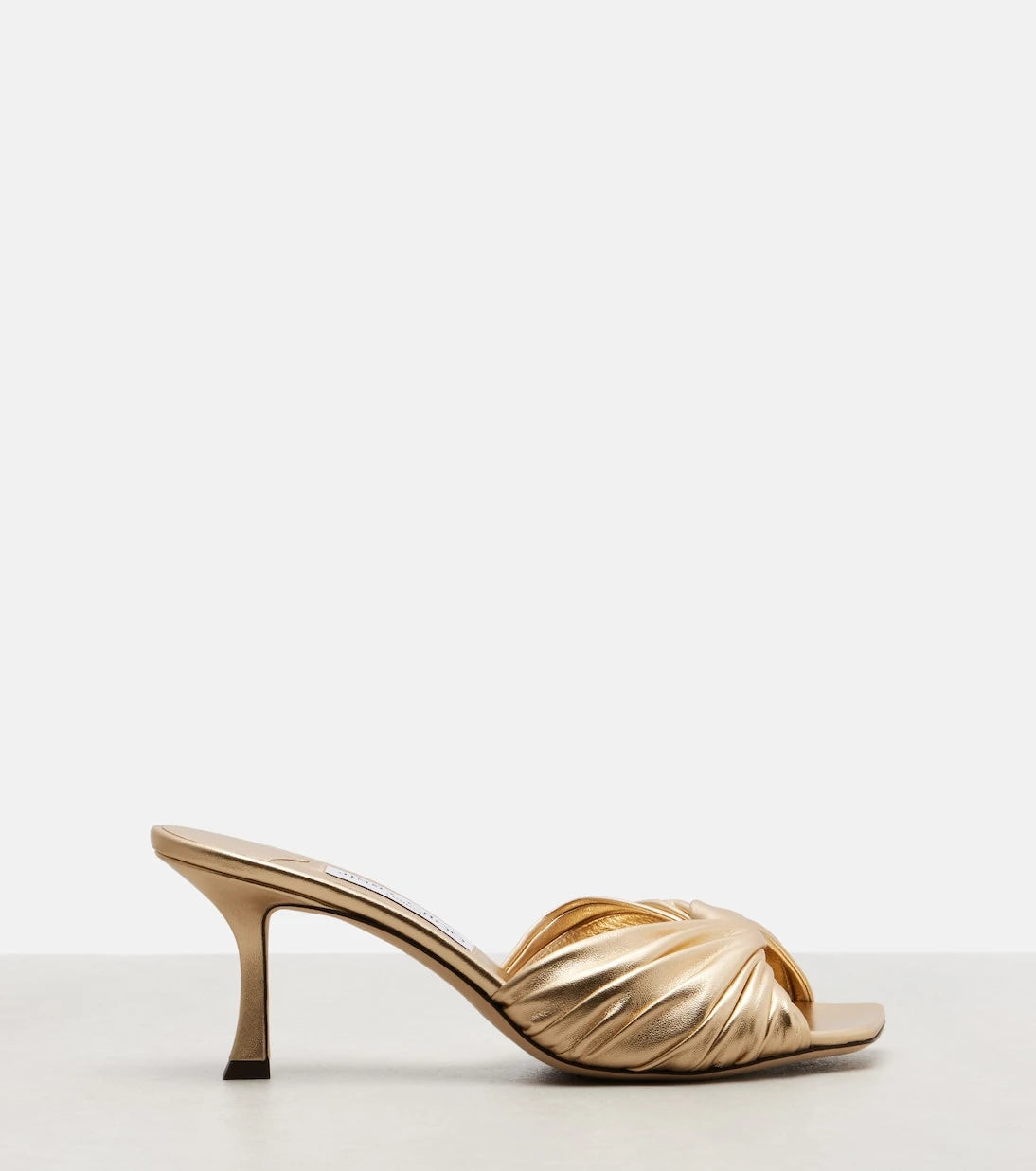 Jimmy Choo - Skye metallic leather mules