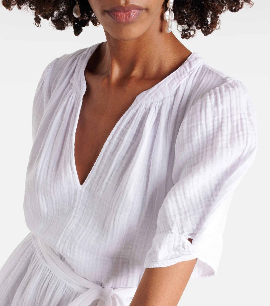Velvet - Bella cotton gauze minidress