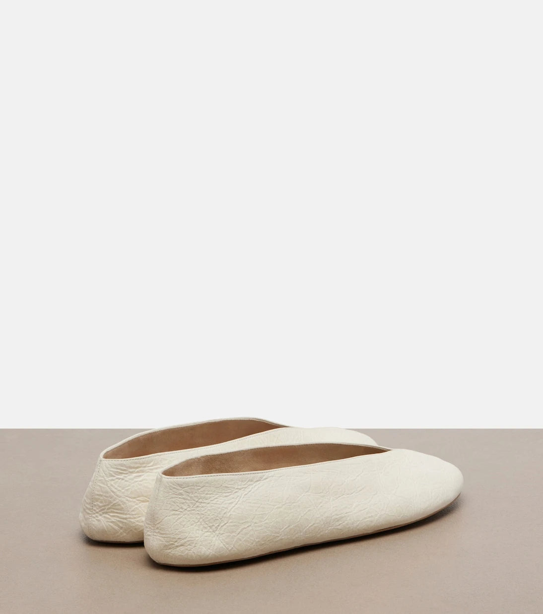 The Row - Fay leather ballet flats