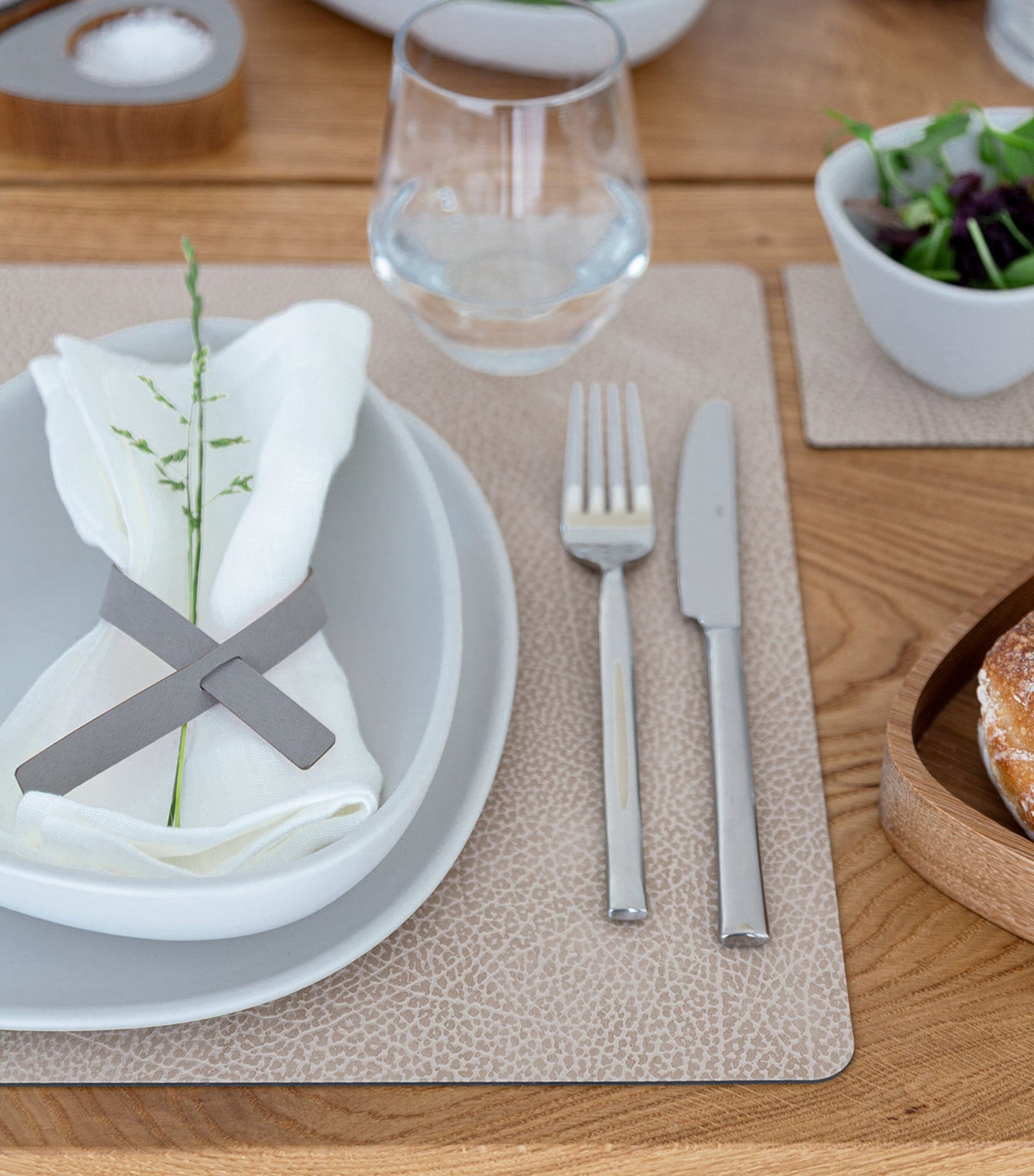 Hippo Square Placemats (Set of 4)