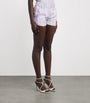 Purple Silk Orchidee Shorts