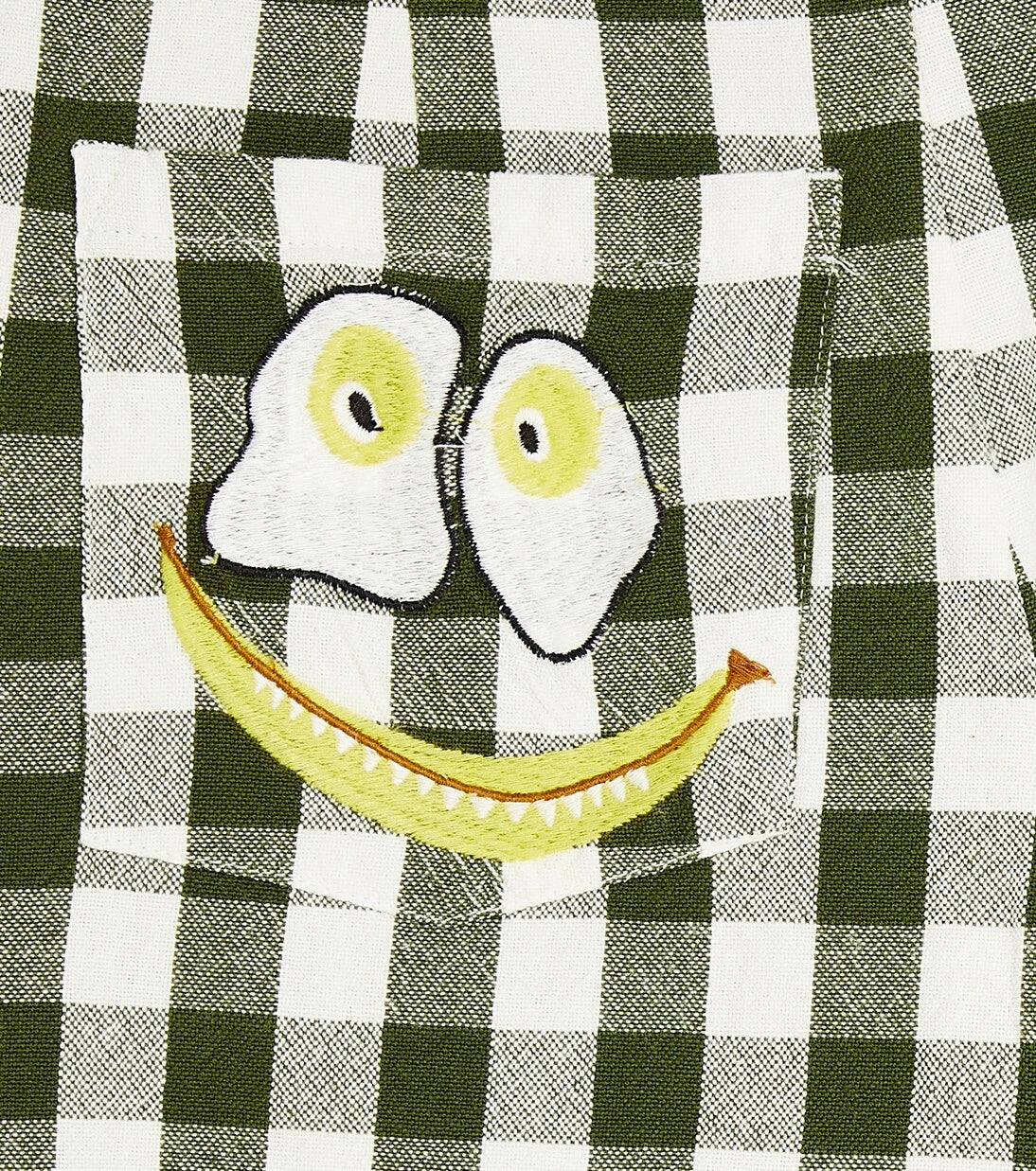 Stella McCartney Kids - Appliqué checked cotton shorts