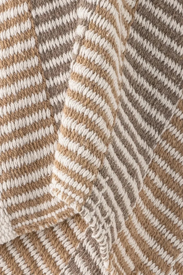 Памучно одеяло Bloomingville Insel 160 x 130 cm
