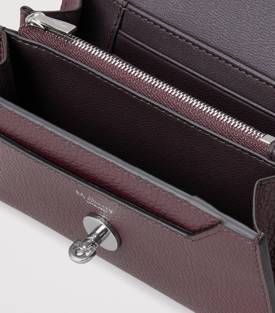 Mulberry Red Medium Leather Darley Wallet