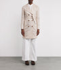 Missoni White Zigzag Trench Coat