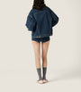 Miu Miu Blue Denim Blouson Jacket