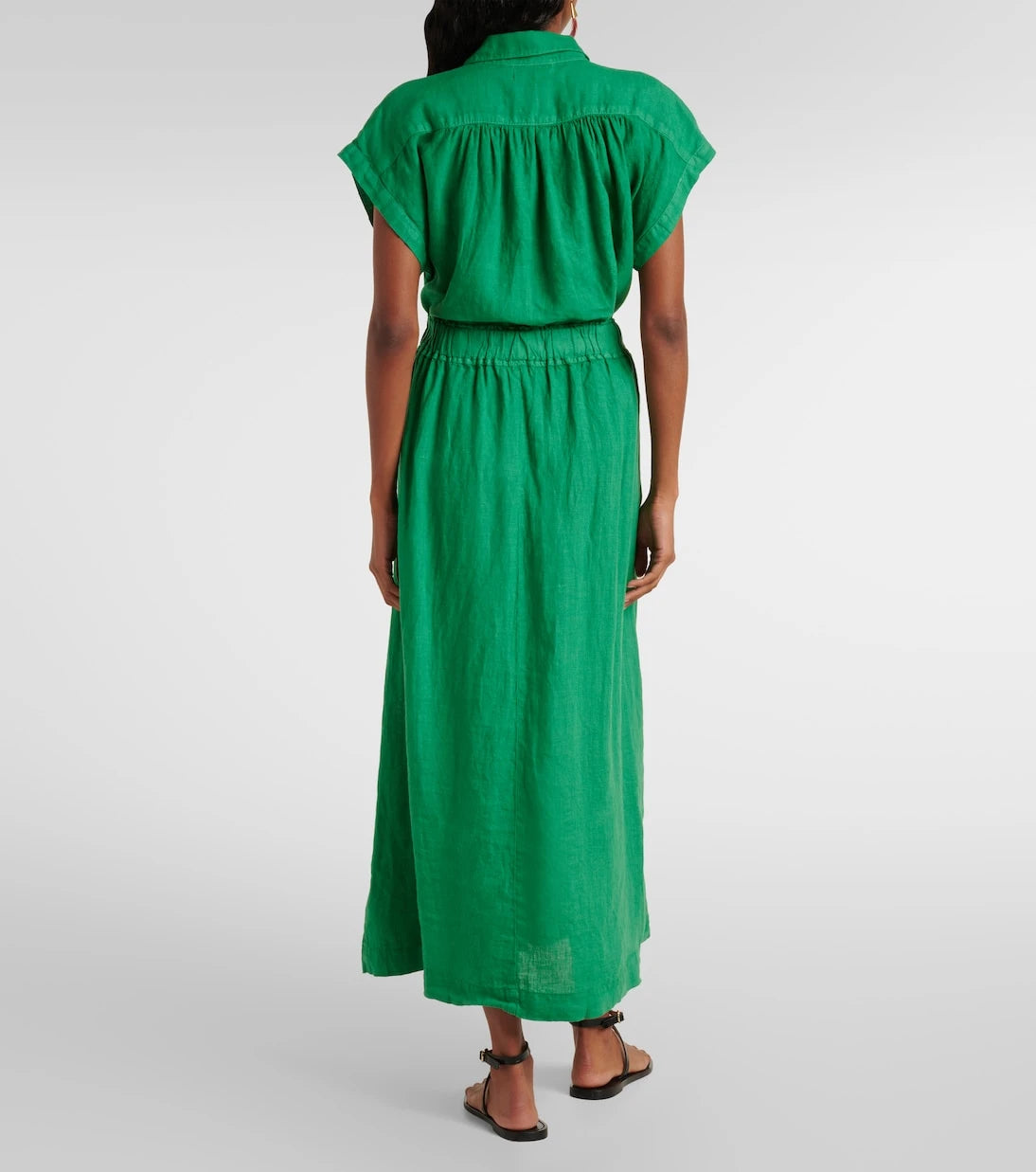 Velvet - Linda linen maxi skirt