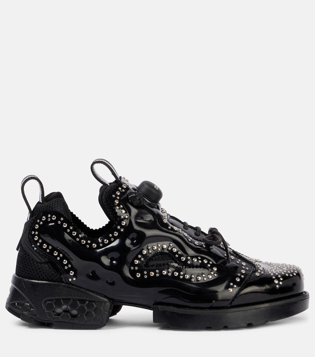 Noir Kei Ninomiya - Studded brogue sneakers