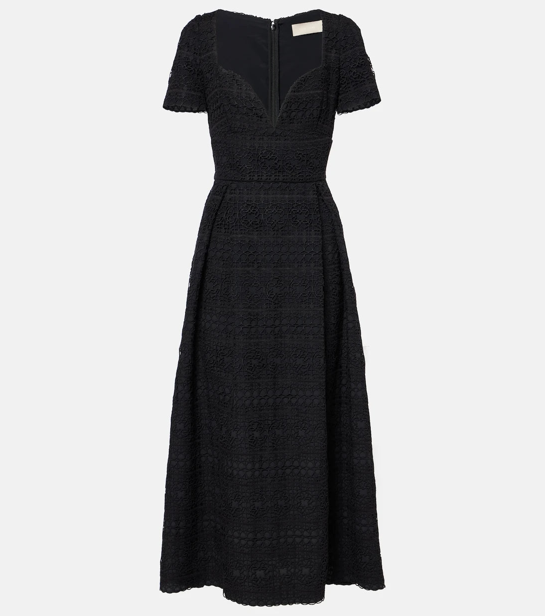 Elie Saab - Macramé midi dress