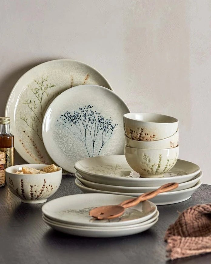 4 Kişilik Yemek Takımı Bloomingville 12 Parça