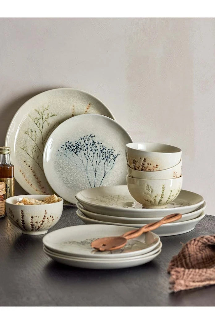4 Kişilik Yemek Takımı Bloomingville 12 Parça