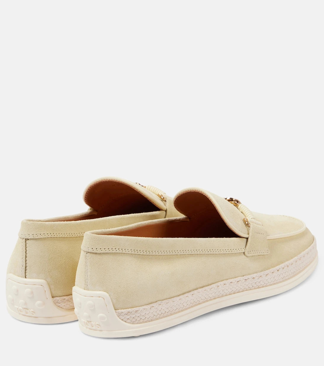 Tod's - T Ring suede driving shoes