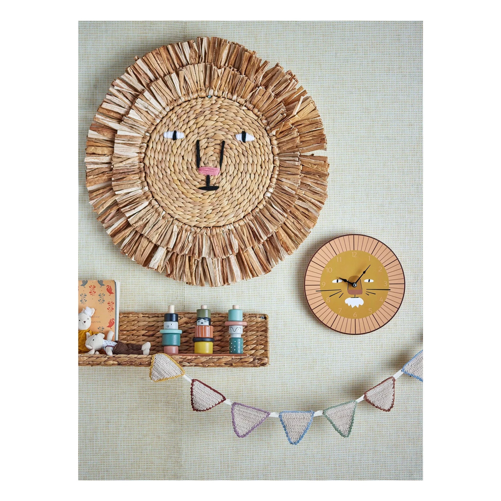 Bloomingville Mini - Harrison clock | Brown