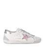 Golden Goose White Leather Exclusive Super-Star Sneakers
