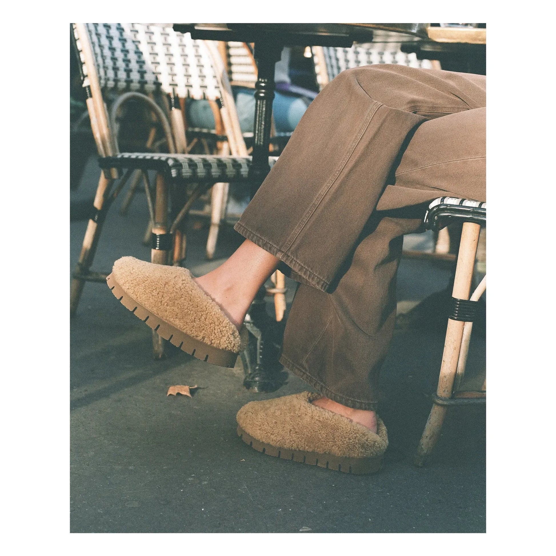 ILDA'S sheep - Sheepskin clogs | Beige