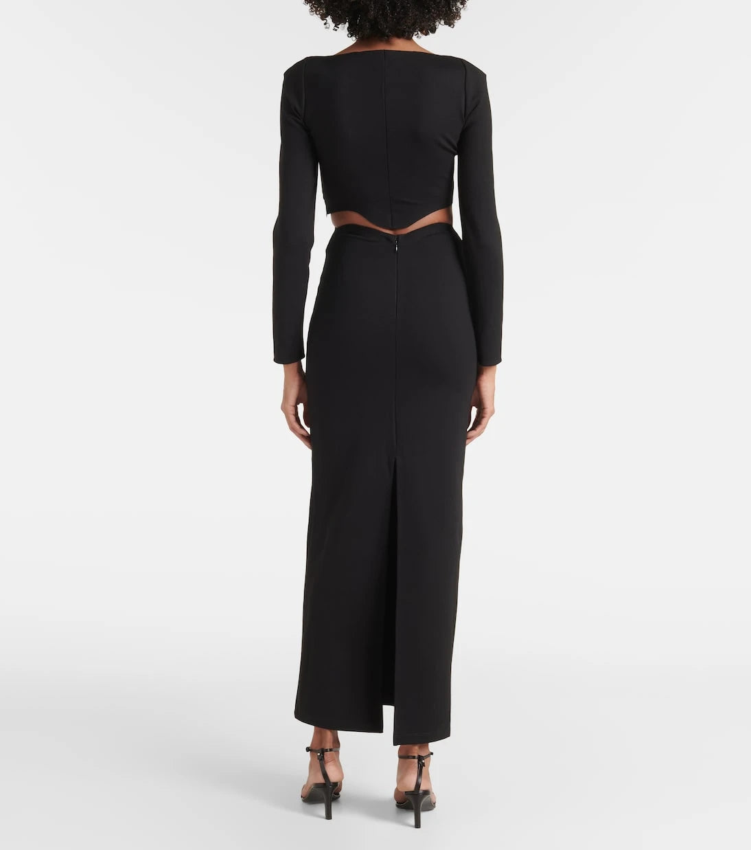 Staud - Corde scalloped crop top