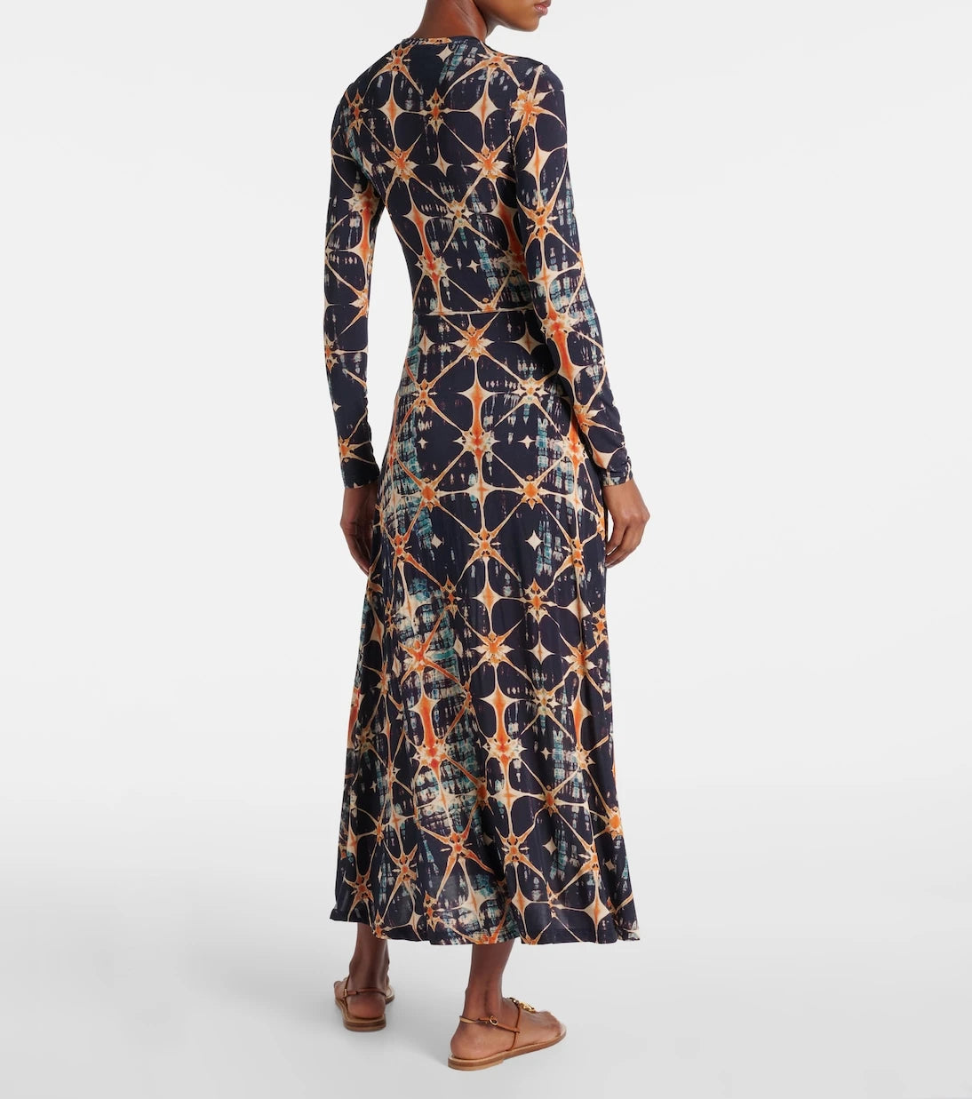 Ulla Johnson - Naia ruched printed jersey midi dress
