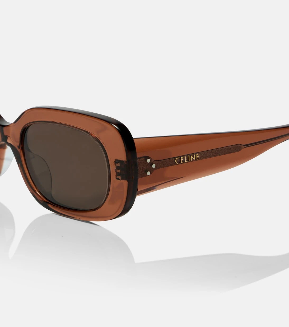 Celine Eyewear - Bold 3 Dots rectangular sunglasses