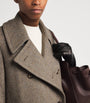 Johnstons Of Elgin Brown Wool The Great Coat