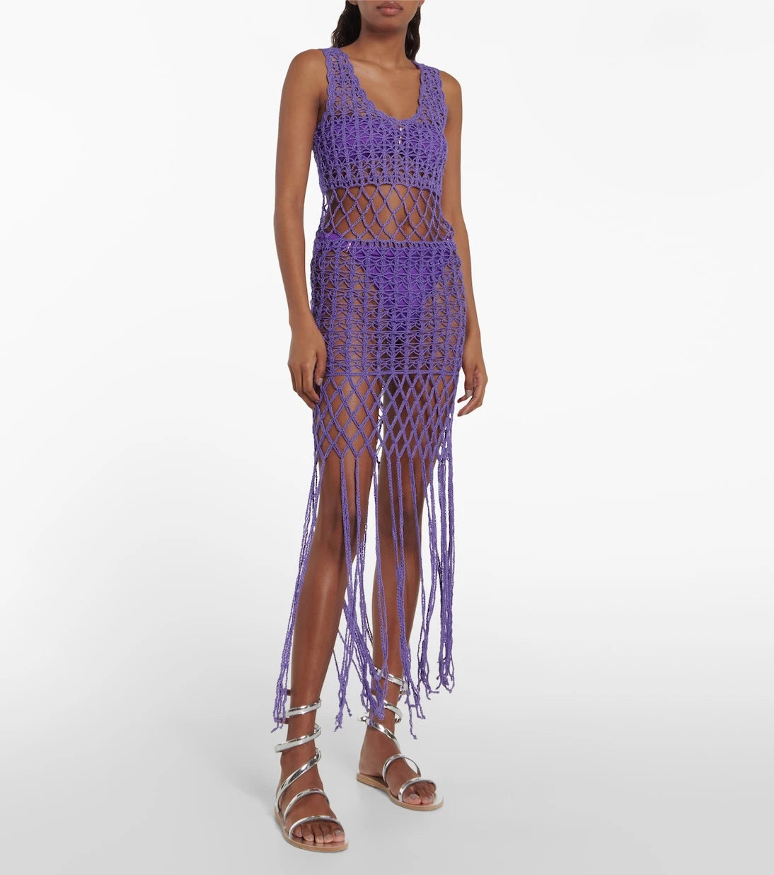 Anna Kosturova - Crochet minidress