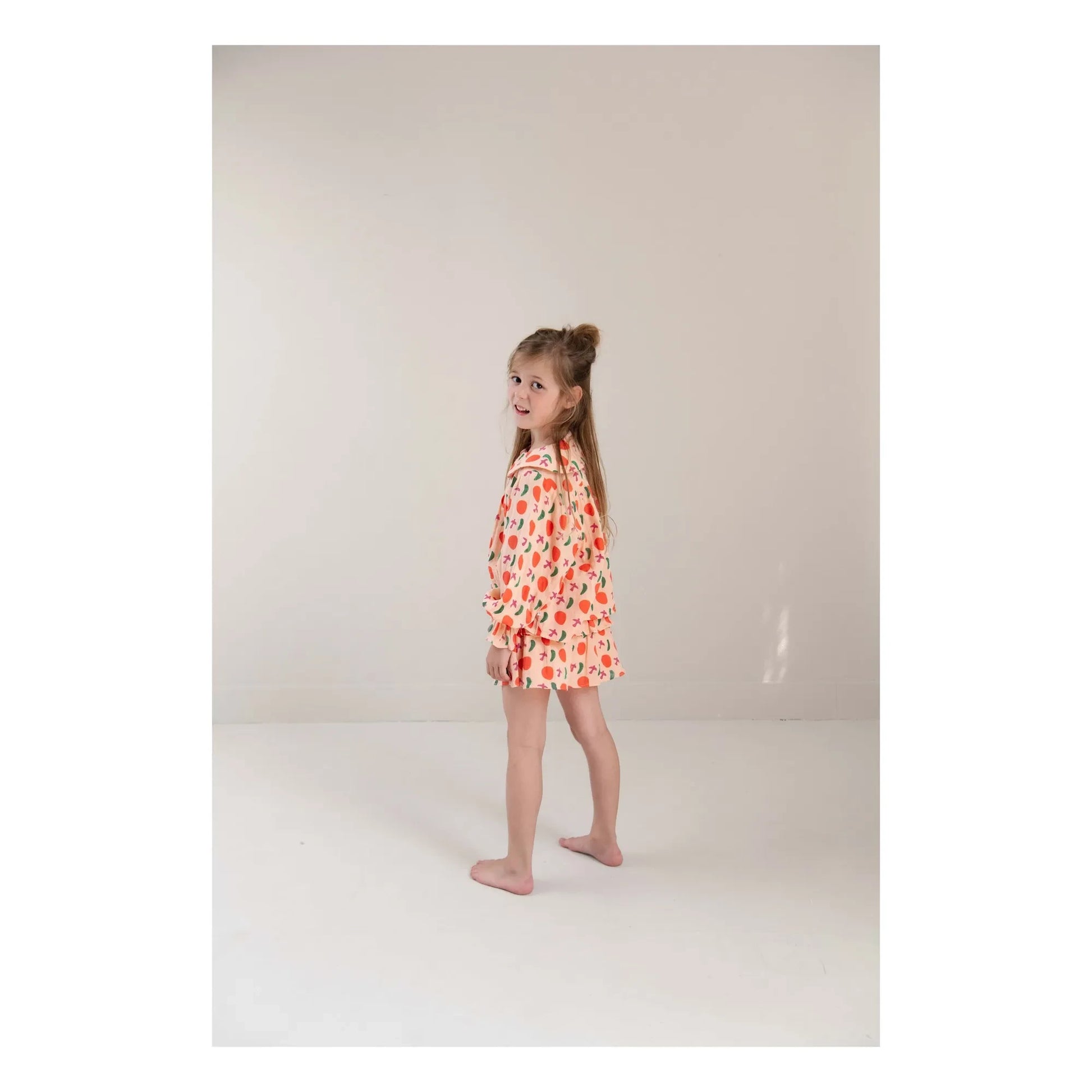 Jenest - Emmy Oiseaux blouse Organic cotton | Peach