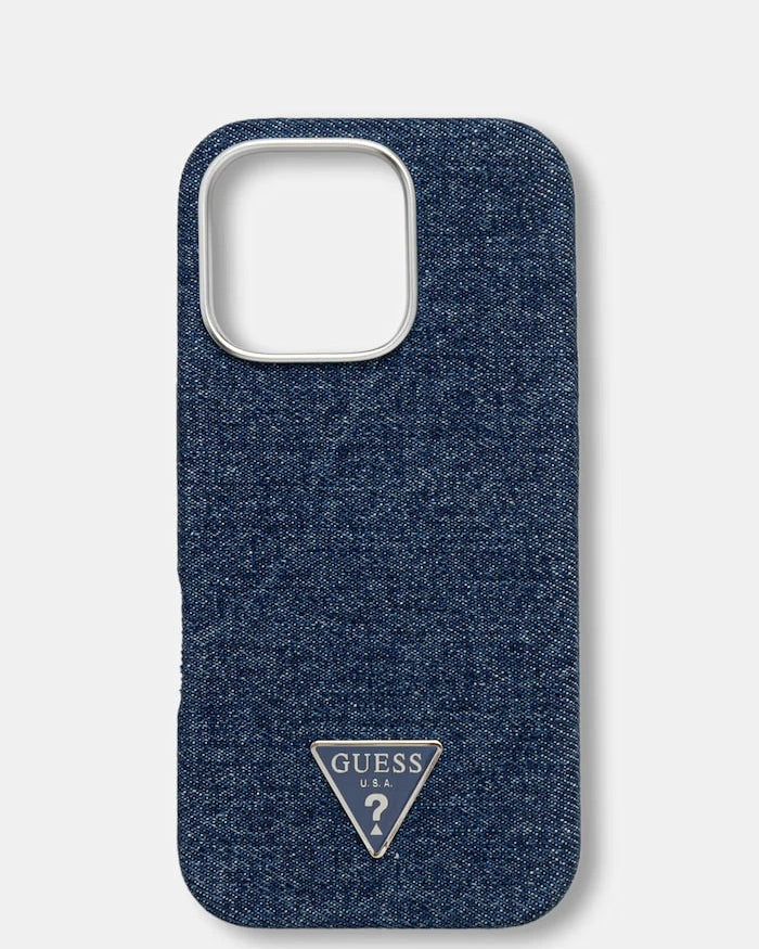 Guess denim telefon kılıfı iPhone 16 Pro