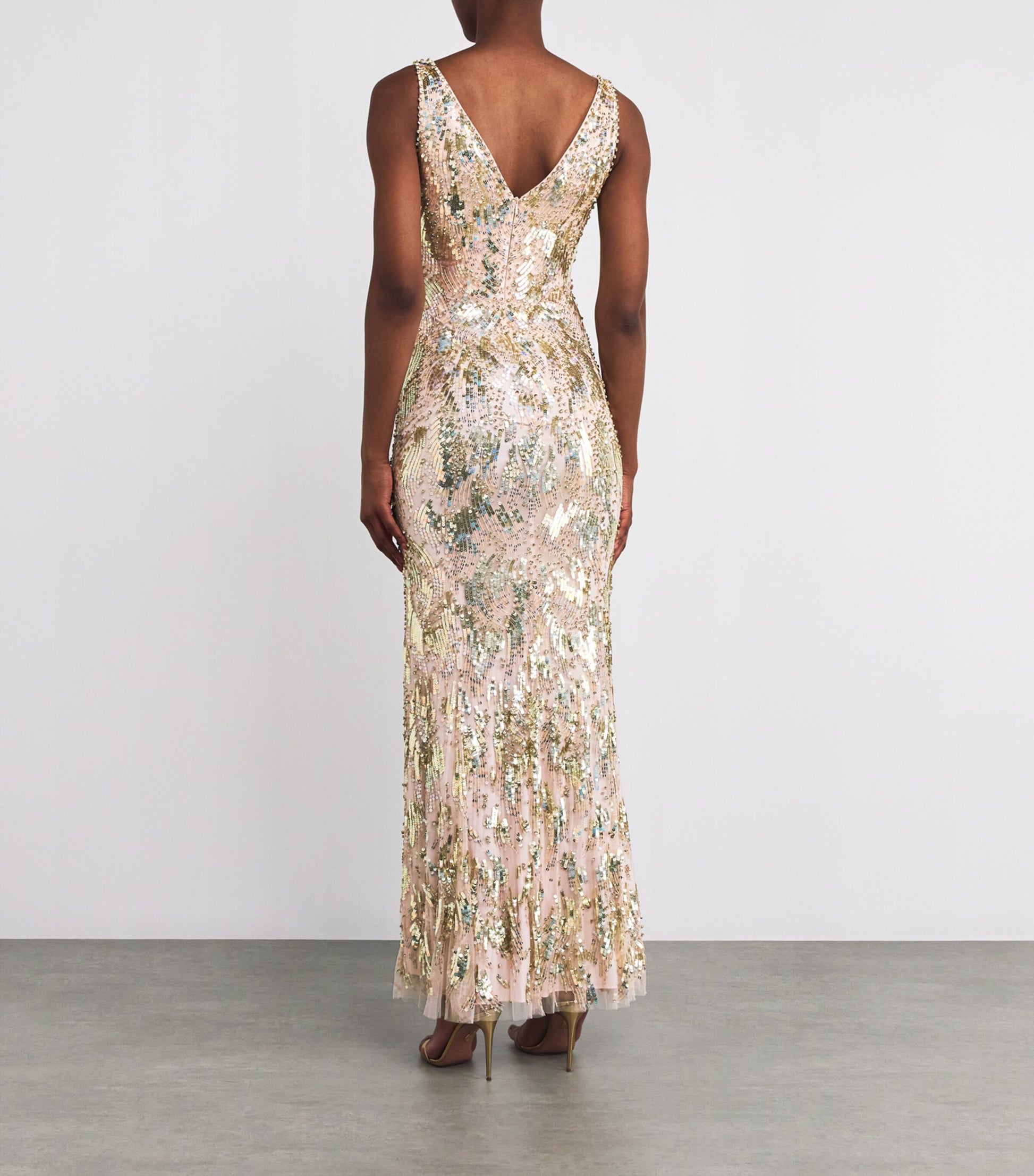 Jenny Packham Multi Embellished Marion Gown