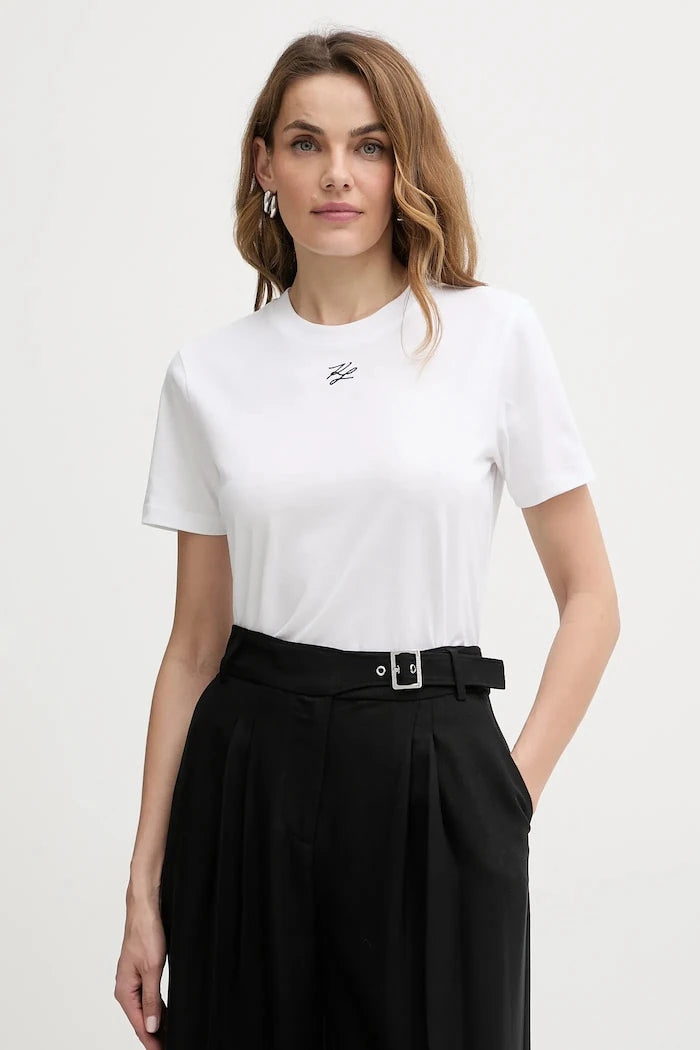 Памучна тениска Karl Lagerfeld KL ESSENTIAL