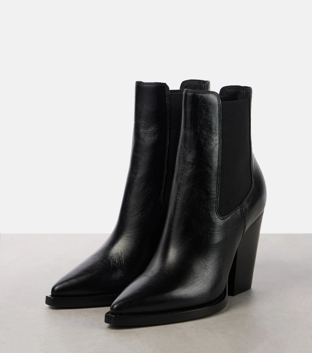 Saint Laurent - Theo 95 leather Chelsea boots
