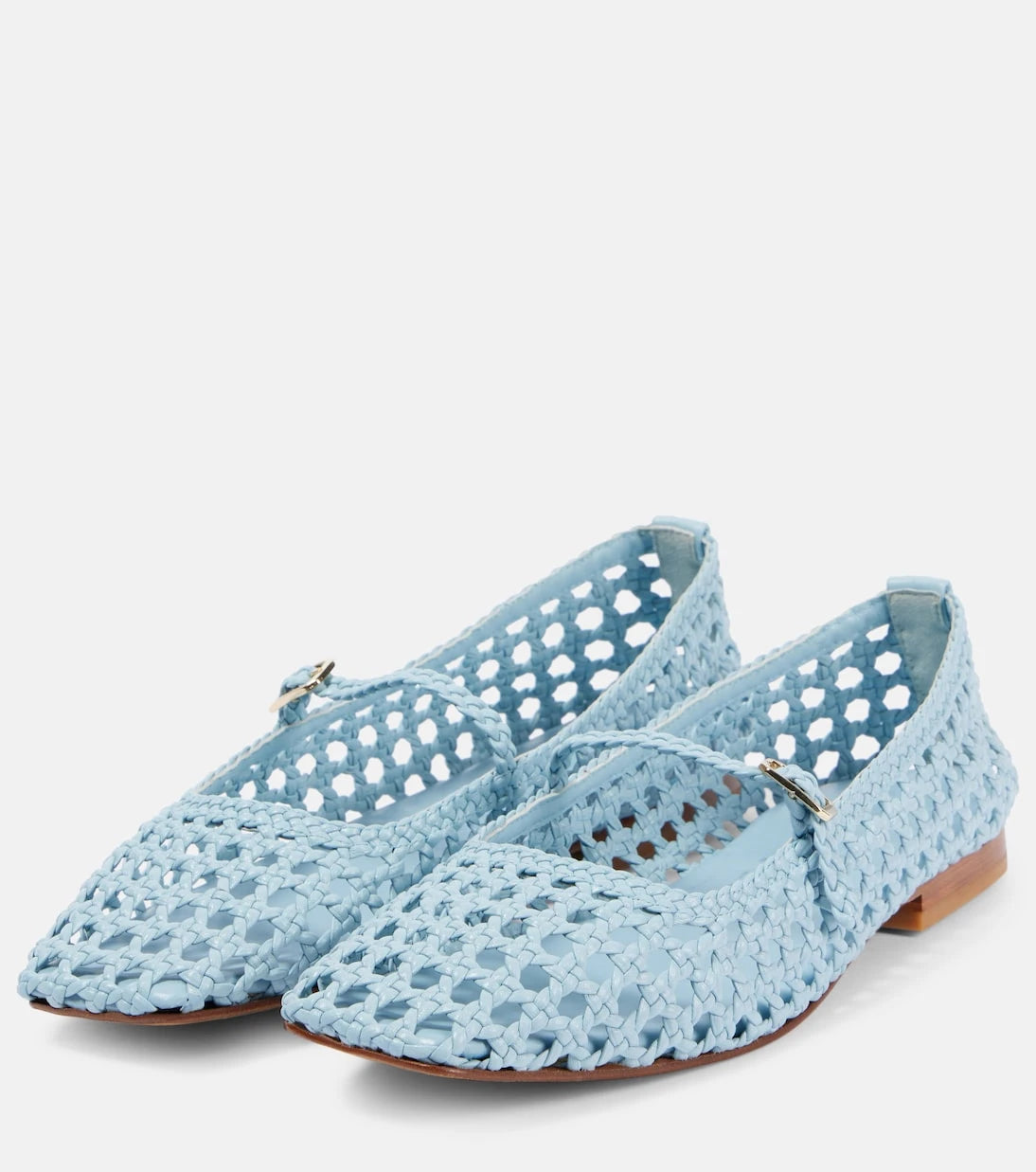 Souliers Martinez - Paris woven leather ballet flats