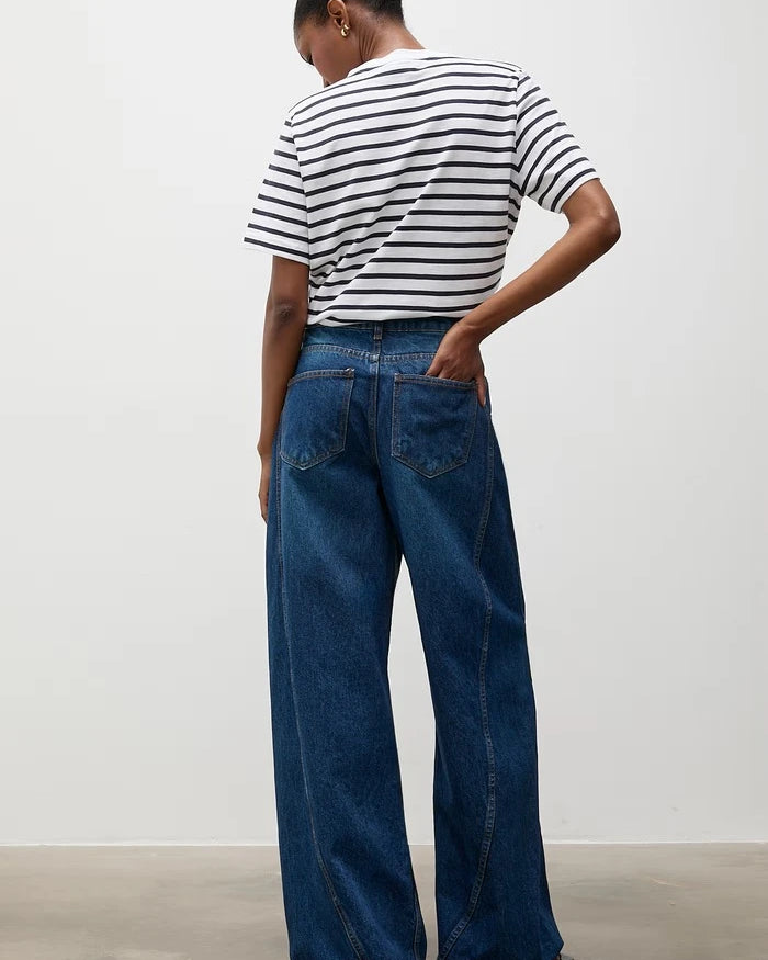 Answear.LAB wide leg kadın jean