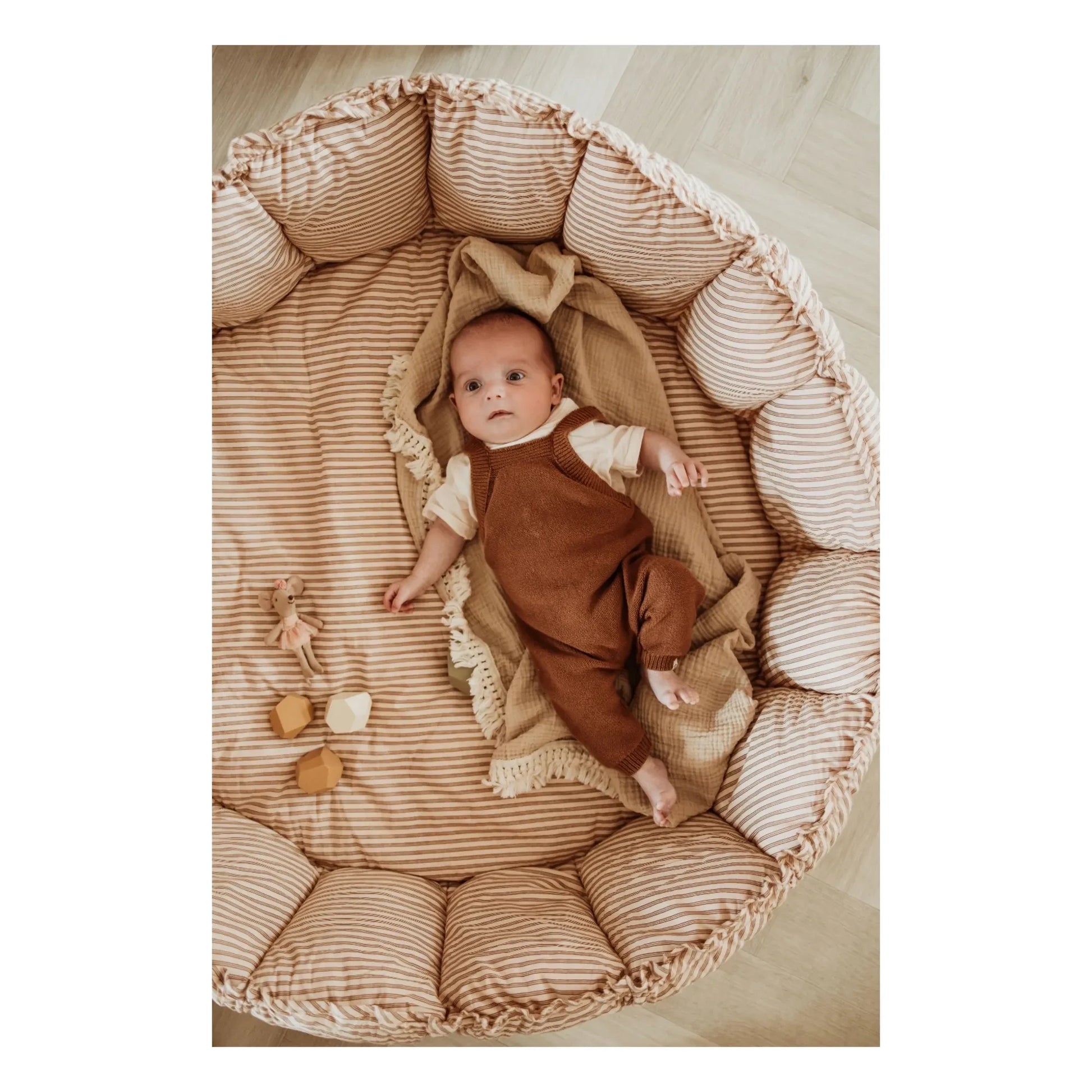 Play and Go - Coco playmat - Stripes | Ochre