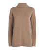 Colombo Brown Cashmere Rollneck Sweater