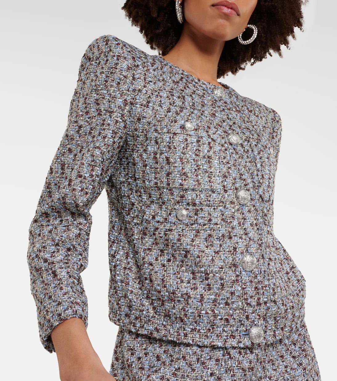Veronica Beard - Ferazia metallic tweed jacket