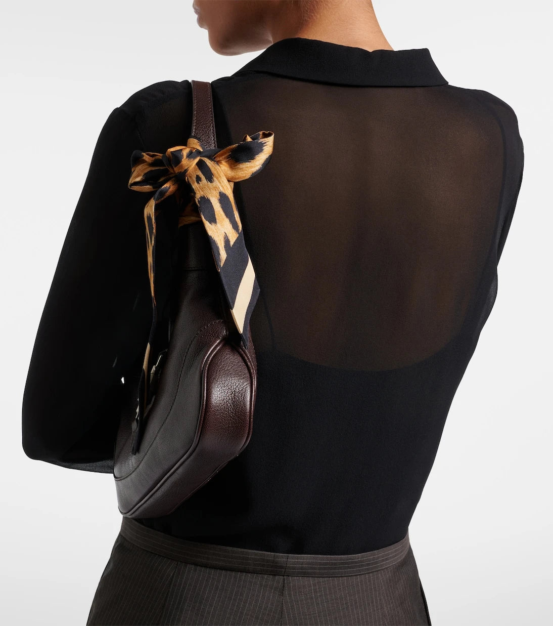 Gucci - Leopard-print silk twill scarf