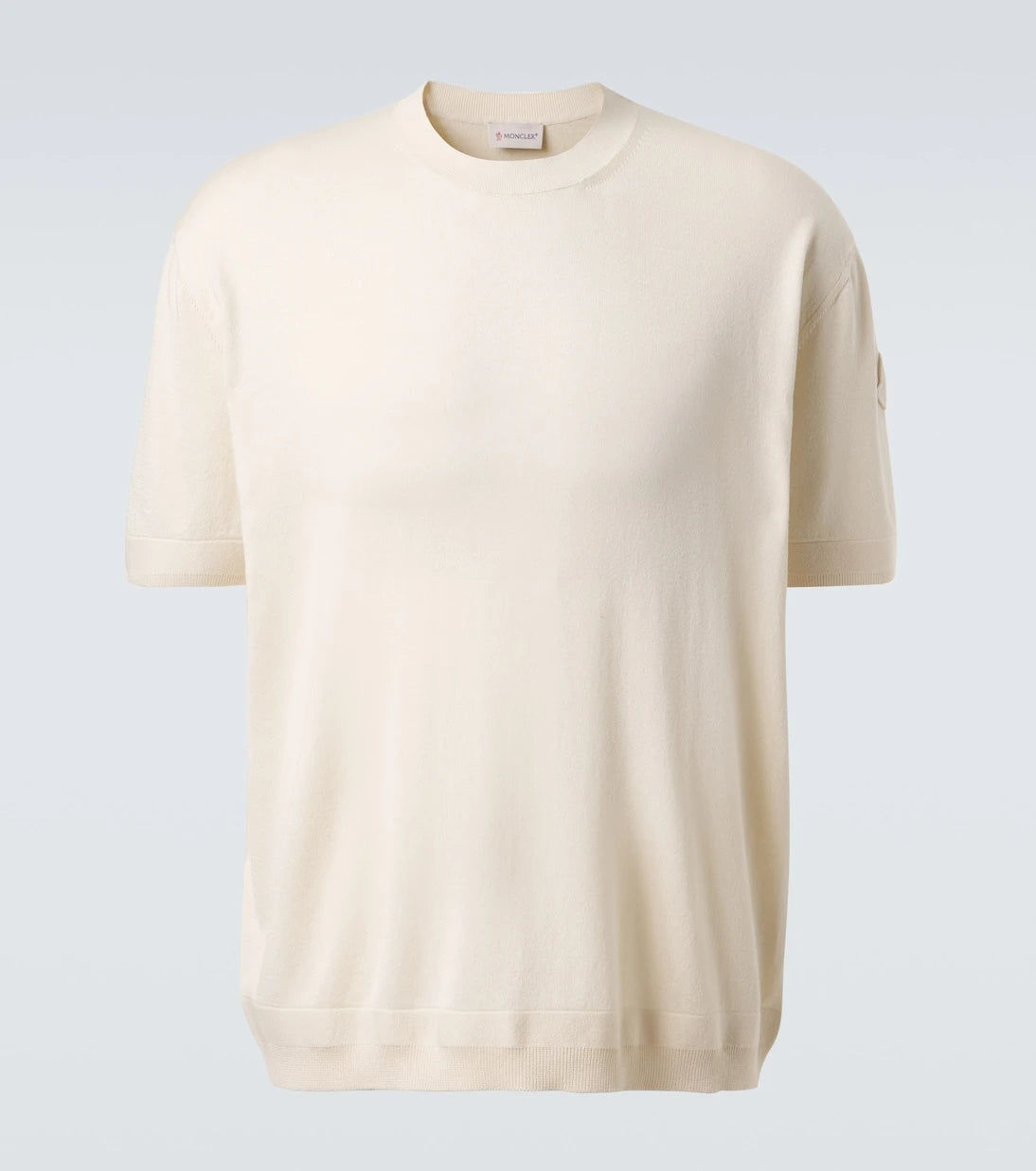 Moncler - Silk and cotton T-shirt