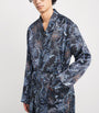 Silk Paisley Print Night Robe