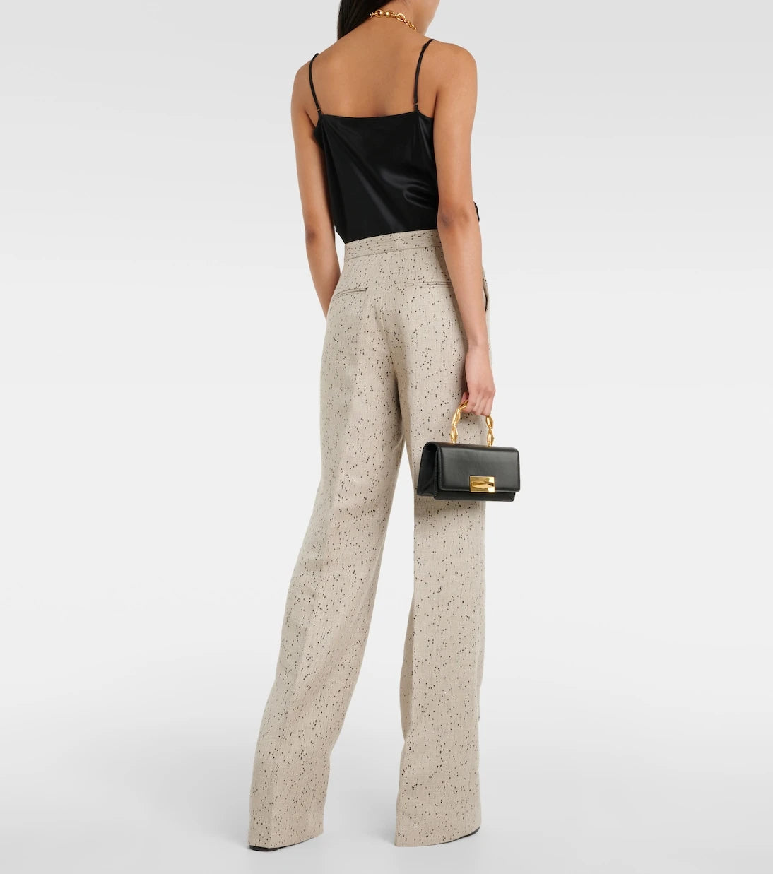 Altuzarra - Laski hemp-blend wide-leg pants