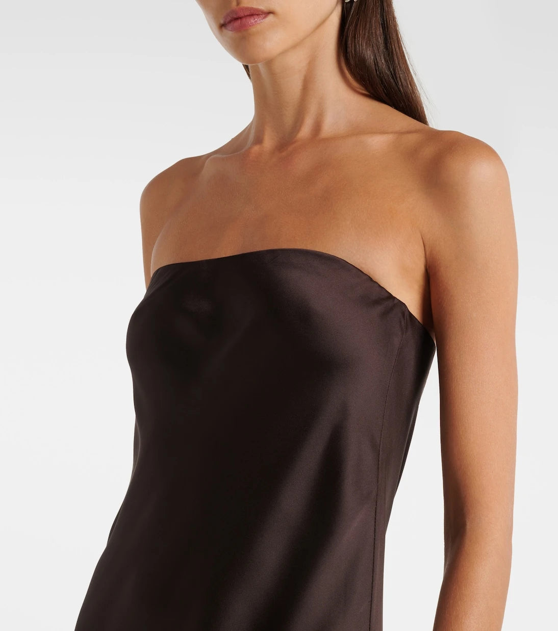 Norma Kamali - Crêpe satin gown