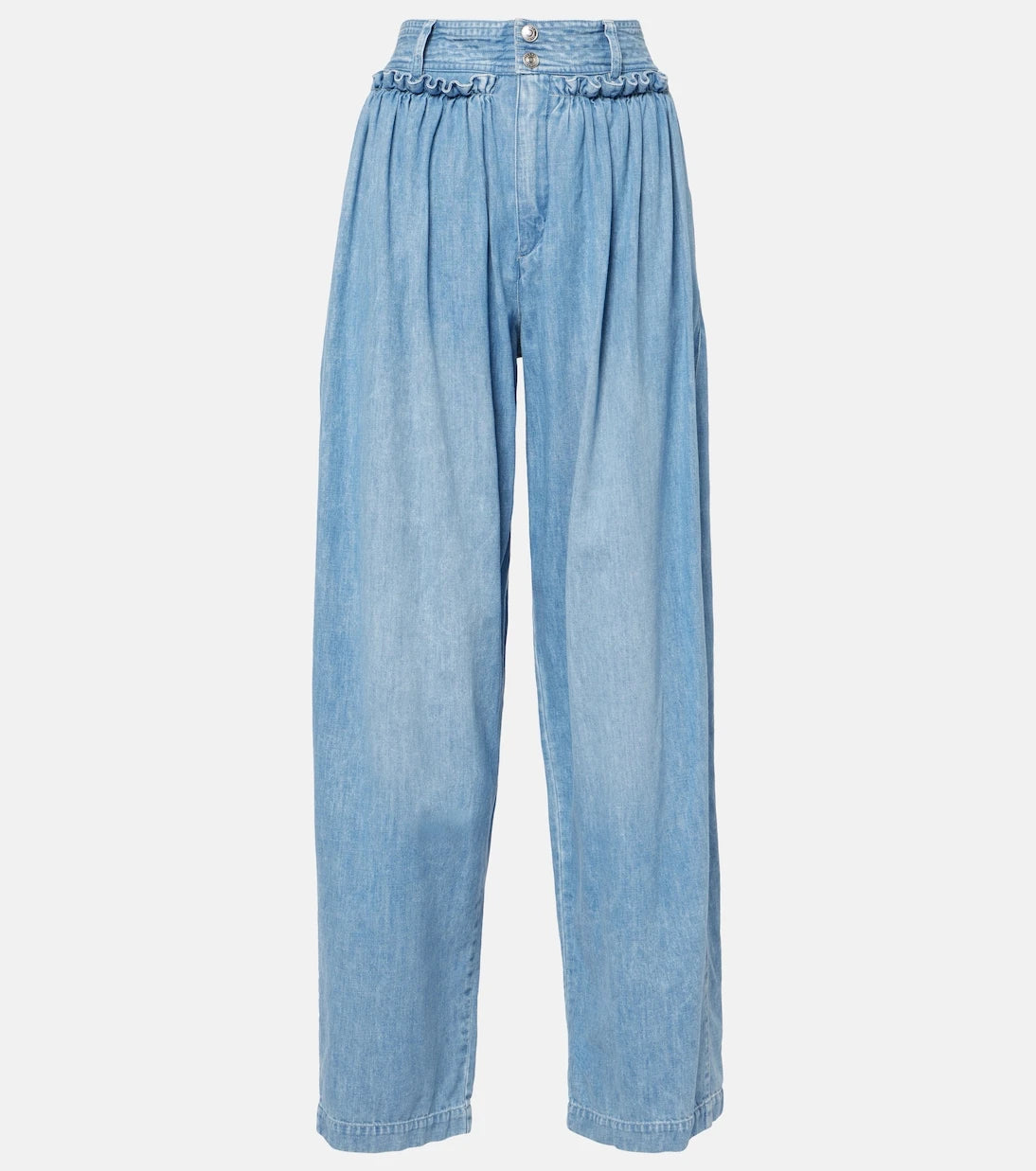 Isabel Marant - Inaya high-rise wide-leg jeans
