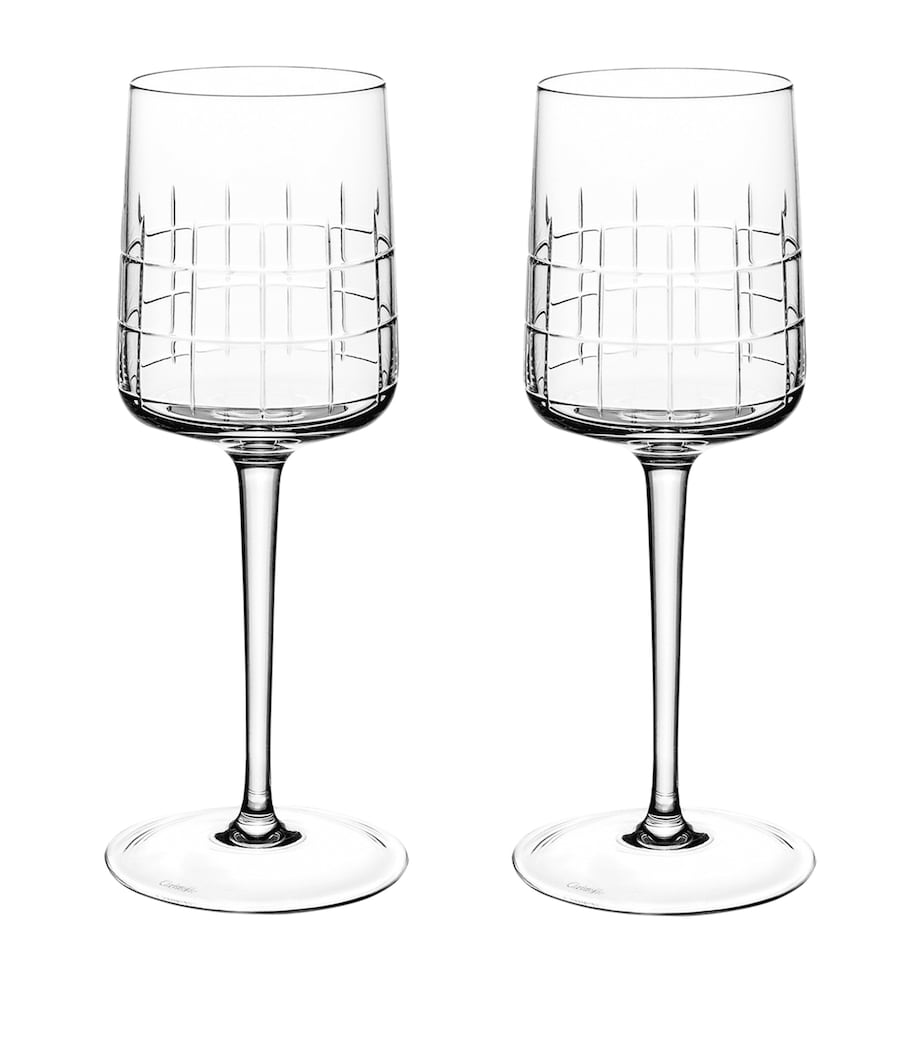 Set of 2 Graphik Crystal Water Goblets (240ml)