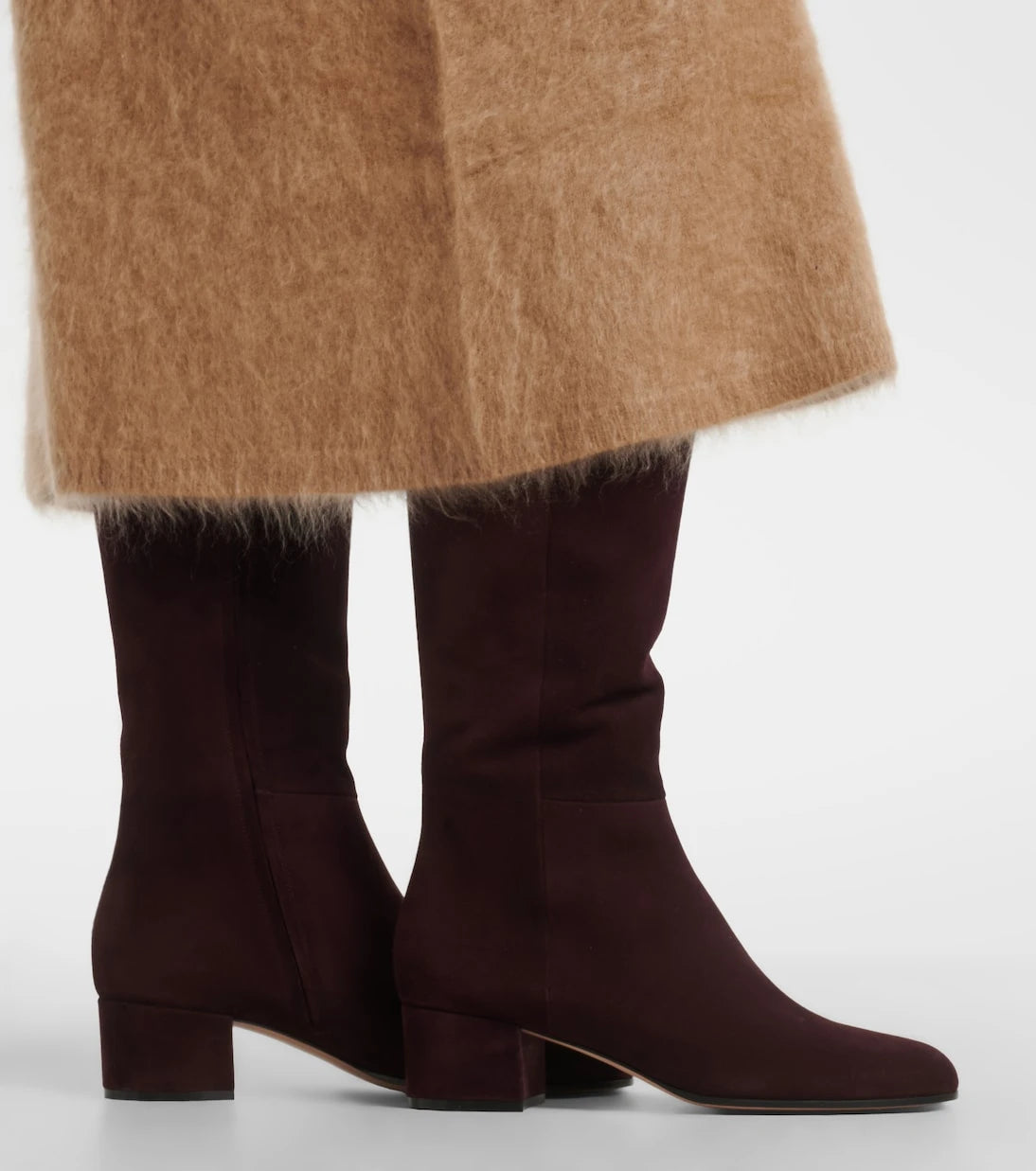 Gianvito Rossi - Joelle suede knee-high boots