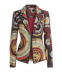 Alice+Olivia Multi Satin Mya Blazer