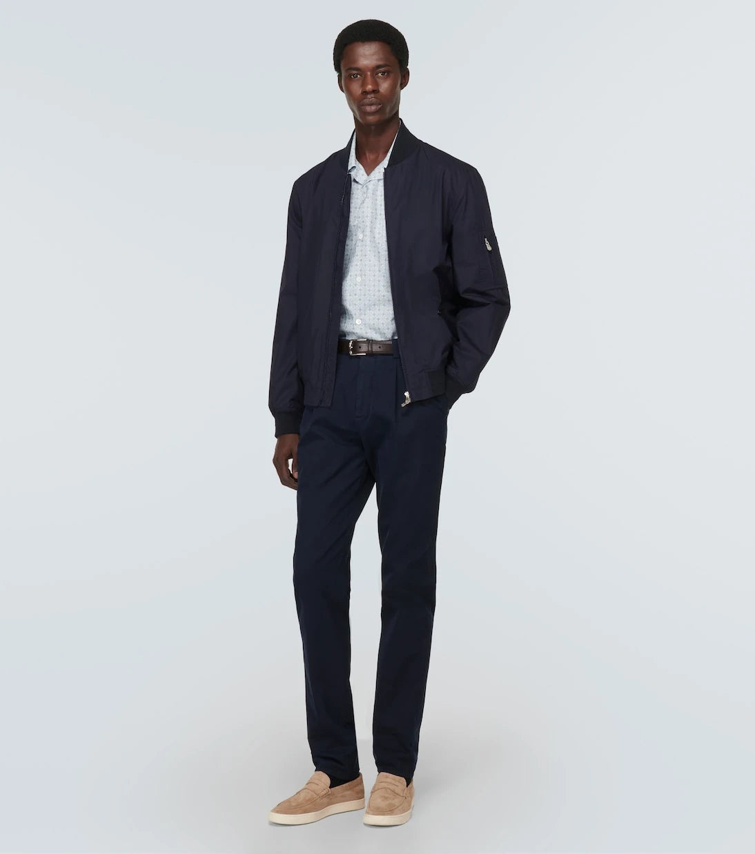Brunello Cucinelli - Printed cotton shirt