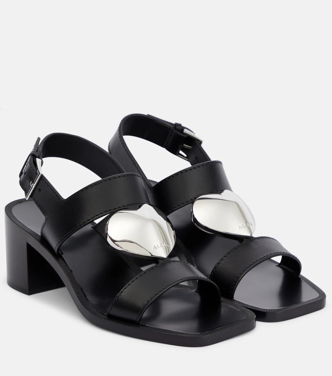 Alaïa - Le Cœur leather sandals