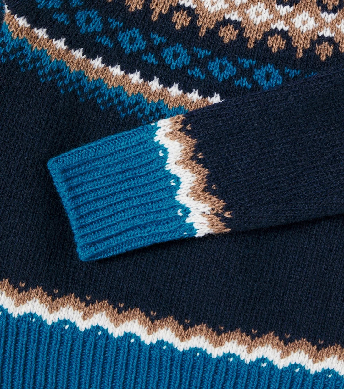 Moncler Enfant - Intarsia virgin wool sweater