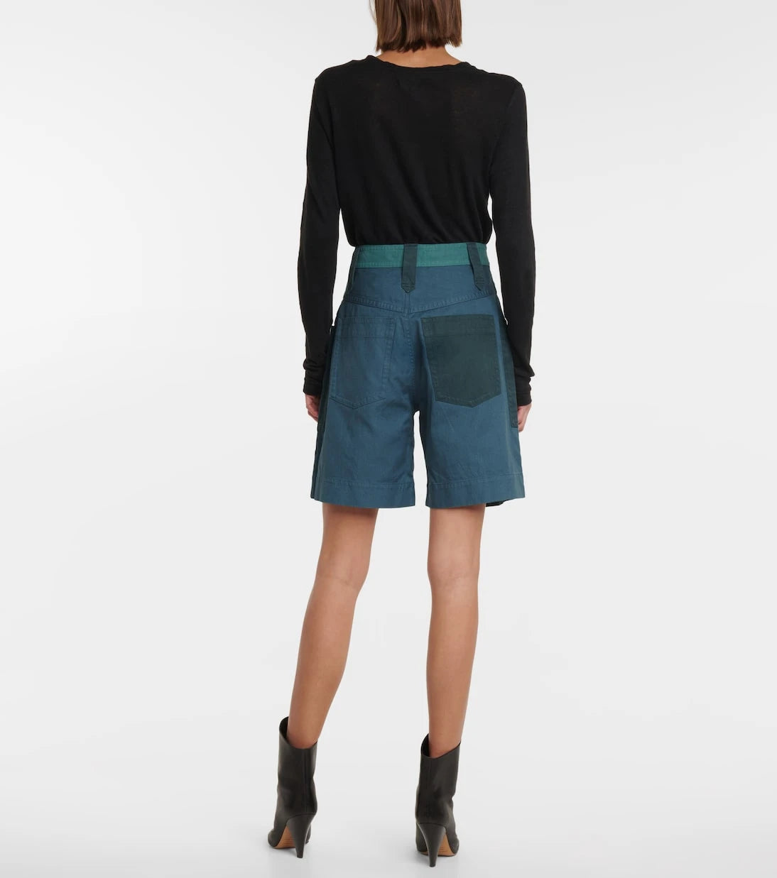 Marant Etoile - Kalerna cotton and linen shorts