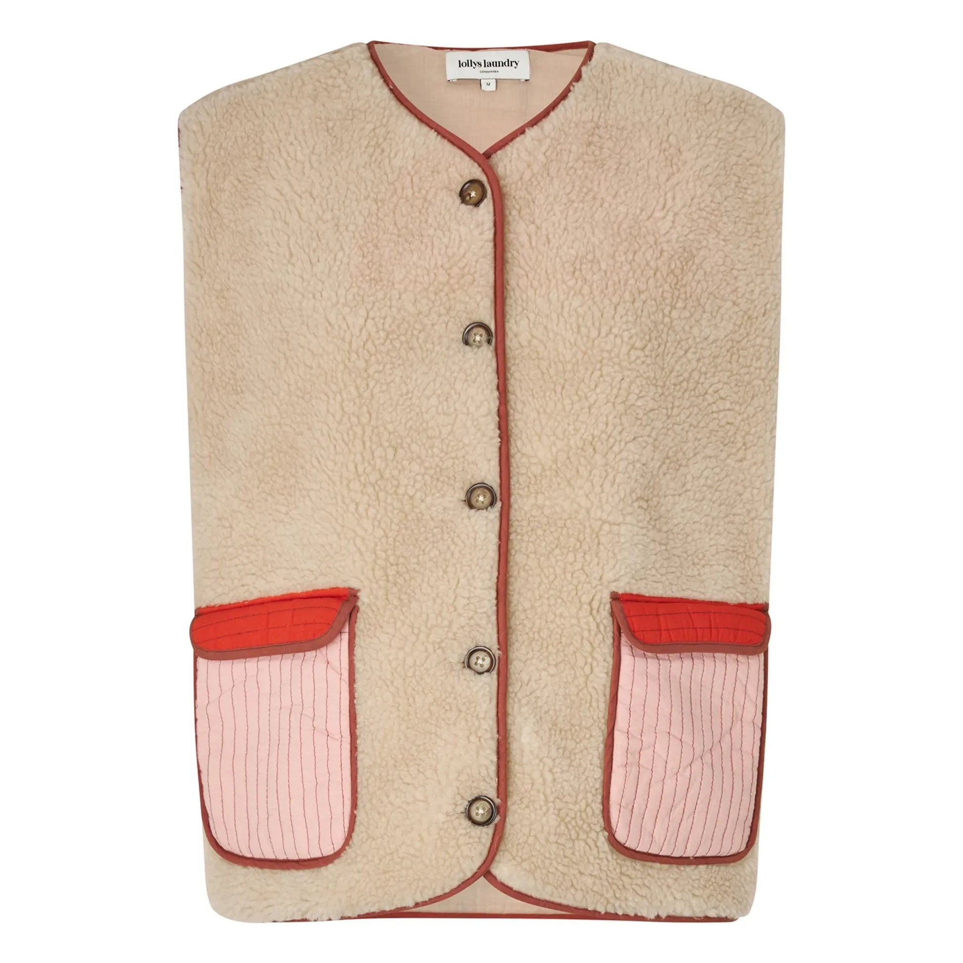 Lollys Laundry - Jace Sleeveless Vest | Sand