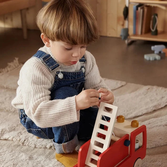 Детска дървена играчка Liewood Eigil Fire Truck